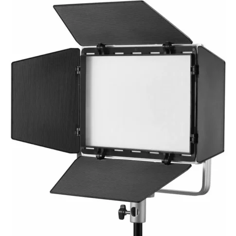 Godox Litemons LP600R 60W RGB LED Light Panel with Barndoor, 1800K-10000K 9270Lux LED Panel with 14 FX Effects APP Control CRI/TLCI 96+ Dimmable 0-100% Studio Soft Light for Photography